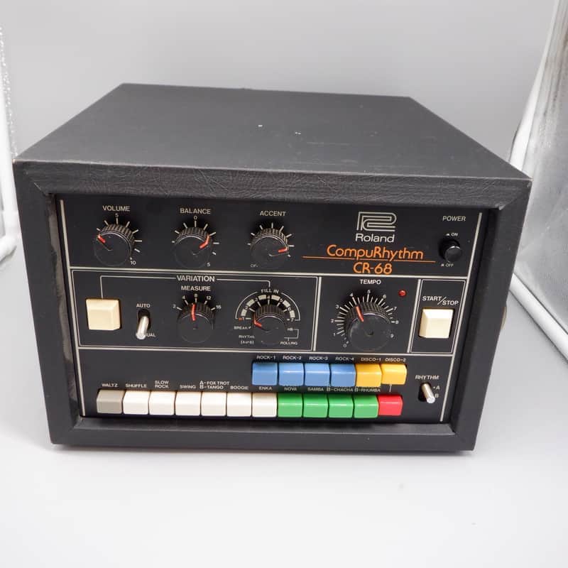 Roland CR-68 CompuRhythm 1970s - Black image 1