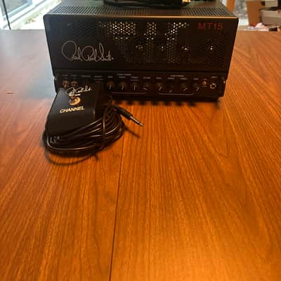 PRS MT 15 V1 Mark Tremonti Signature 2-Channel 15-Watt Guitar Amp Head 2018 - 2024 - Black image 4