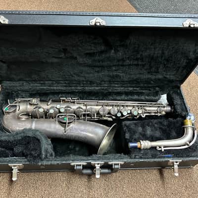 C. G. Conn Melody Alto Saxophone with Hard Shell Case Silver Plated - USED image 1