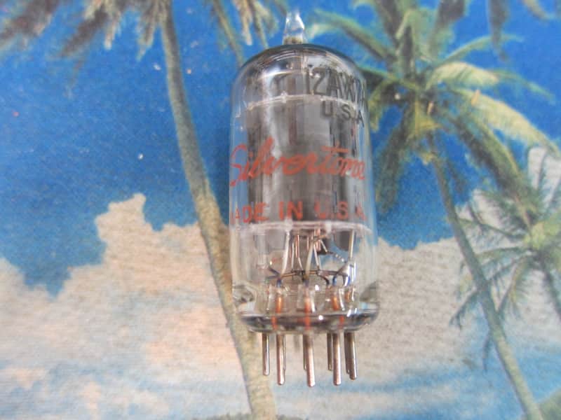 Vintage Silvertone 12AX7A Preamp Tube, 1960s,USA, Ex Performance 12AX7A 1960s - Clear image 1
