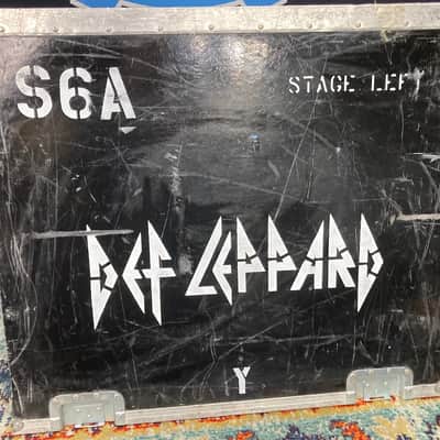 Def Leppard Logo, Tour Used Case Panel Wall Hanging "S6A" "Stage Left" (#20) image 2