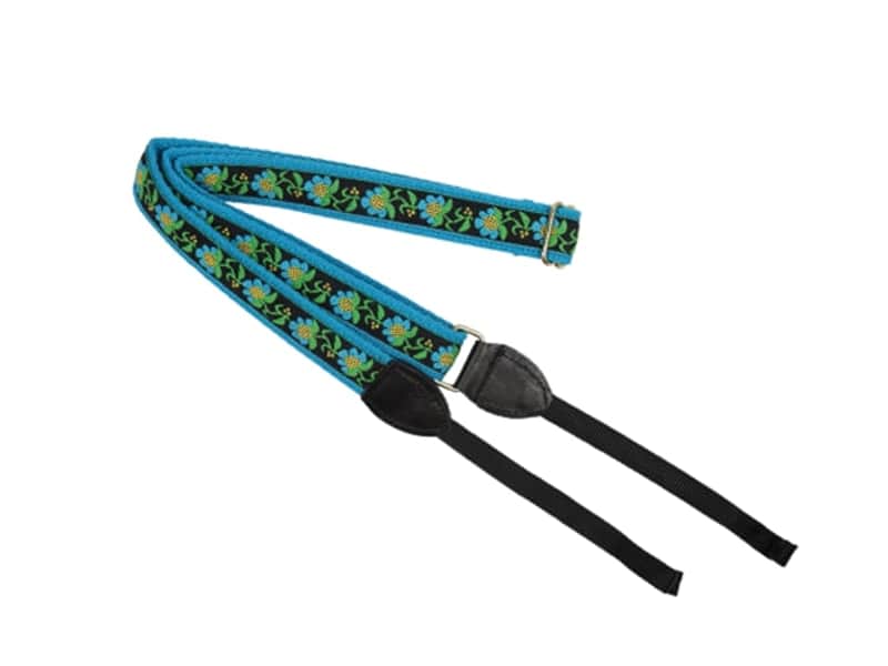 Souldier Straps DUKA1391 - Echinacea Turquoise Double Hook Ukulele Strap image 1