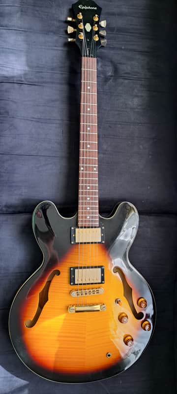 Epiphone Dot Deluxe VS - Flame Maple top image 1