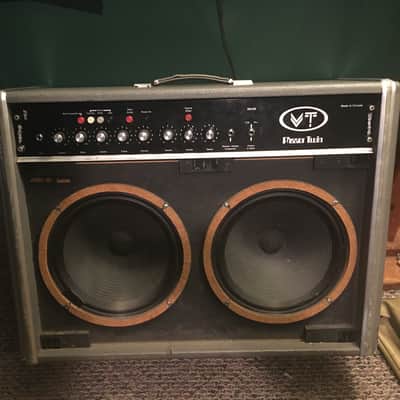 Vibration Technology (VT) Phasor Twin 60 watt amp 1975 Grey image 3