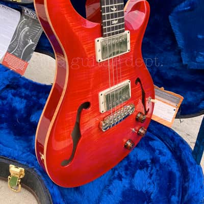 ♚PRISTINE♚2017 PRS McCarty Hollowbody II ♚ PIEZO ♚ BLOOD ORANGE 'AAA' FLAME ♚ 5.7 LBS ♚ +Artist Case ! image 13