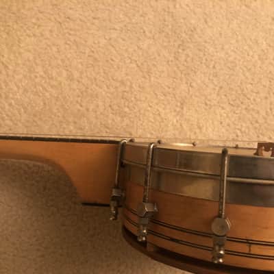 Vintage 1930s Banjo Ukulele Banjolele Uke with Original Case image 9