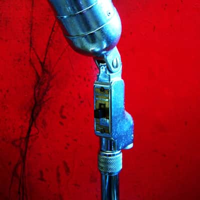 Vintage 1940's RARE Electro-Voice 630 Omnidirectional Dynamic Microphone Hi Z w period stand image 8