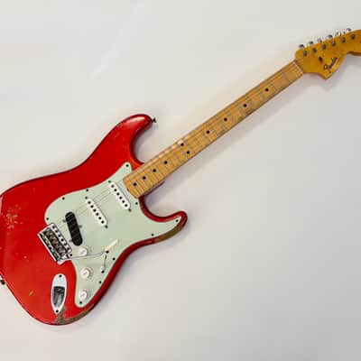 Fender Stratocaster 66 Relic Masterbuilt Dennis Galuszka Custom Shop 2014 Chrome Red image 1