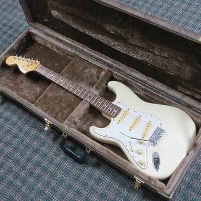 1985 Fender MIJ ST-72 Stratocaster Olympic White Left-Handed! Lefty, LH! w/hardshell case image 8
