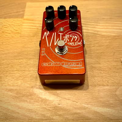 Catalinbread Belle Epoch Japanese Red Sparkle Limited edition 2015 / preamp / overdrive and boost / tape delay / Echoplex sim image 3