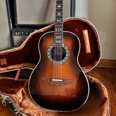 1981 Ovation 1658 Custom Legend 12-String  - Sunburst image 5