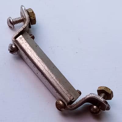 *Rogers 2 1/4" Snare Drum Butt Plate Nickel Vintage USA 40s-50s Parade/Marching* image 2