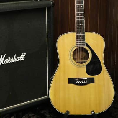 Vintage 1980's made Orange Label Yamaha  FG12-350 12strings Acoustic Guitar  Made in Japan image 1