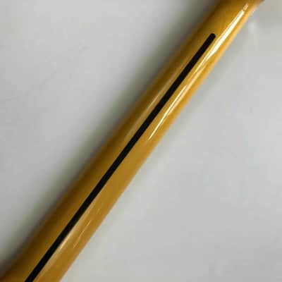 24 Frets Fingerboard Guitar Strat Style Maple Neck in Yellow Gloss Finish image 6