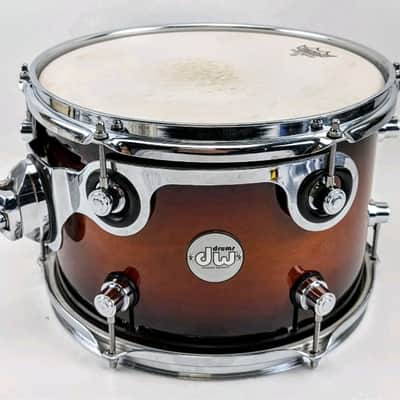 DW DESIGN 12" (dia) RACK TOM TOBACCO BURST-SHIPS FREE TO C-USA! image 2