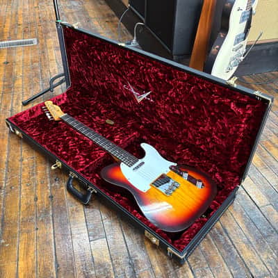 Fender Custom Shop Limited Run 1960 Telecaster Journeyman Relic Chocolate 3-Color Sunburst w/Hard Case image 9