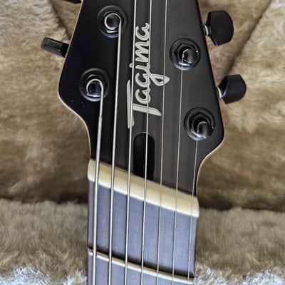 Tagima True Range 7-string Multiscale Black w/ Hard Case image 8