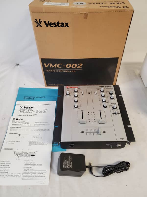 Vestax VMC-002 XL 2 Channel Professional DJ Mixer - Excellent | Reverb
