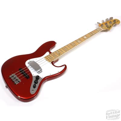 Fender Jazz Bass Candy Apple Red 70s Neck / MIJ Body image 8