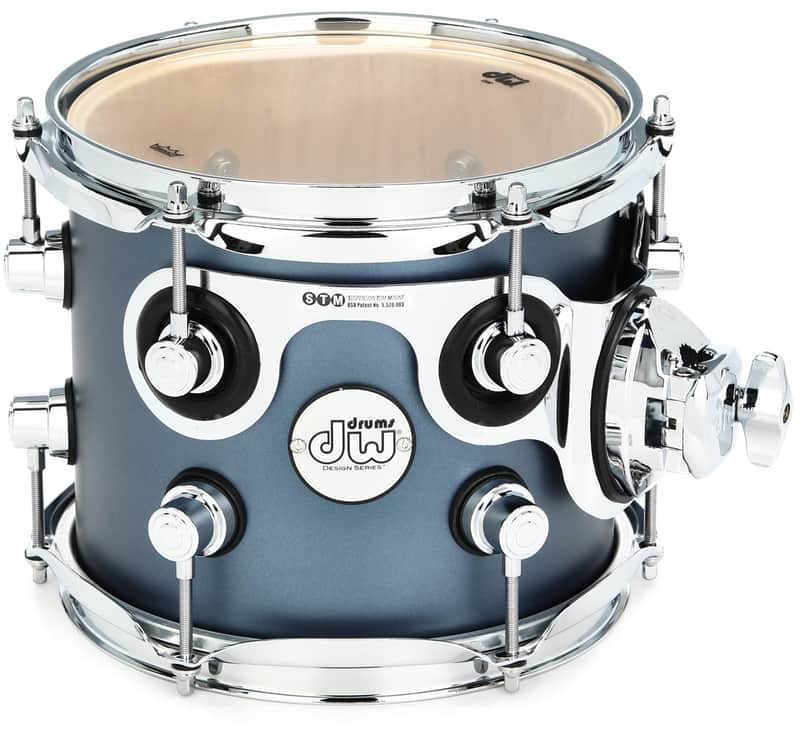 DW Design Series Rack Tom - 7 x 8 inch - Blue Slate image 1