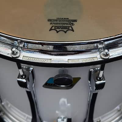 Ludwig Marching Drum 15" x 12" 1981-82 - White Cortex image 6