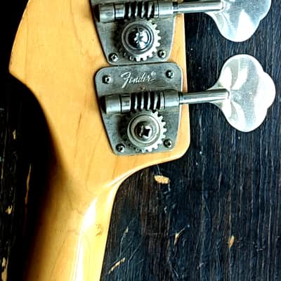 1977-78 Fender Fretless Precision Bass Neck, Rosewood Fingerboard, All Hardware Included image 4