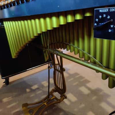 Musser M75 Century Vibraphone Gold Bars with Working Motor image 9