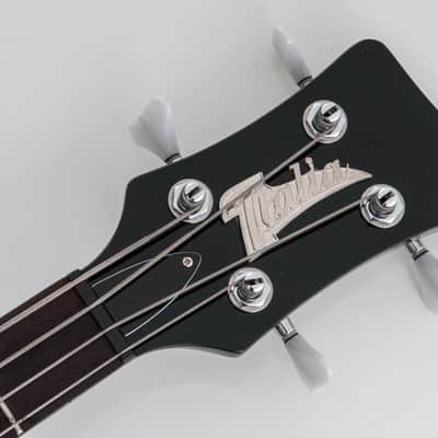 Italia Mondial Classic Bass, Italia blue, semi-hollow, Piezo Bridge , Resoglass top, made in Korea image 5