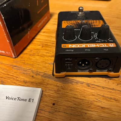 ■TC HELICON VoiceTone E1 Echo&Tap Delay TC Helicon VoiceTone Single E1 Echo & Tap Delay Effects Pedal