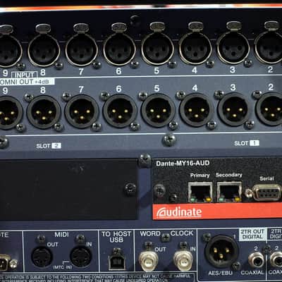 Digital Mixer With Meter Bridge And Dante Module image 13