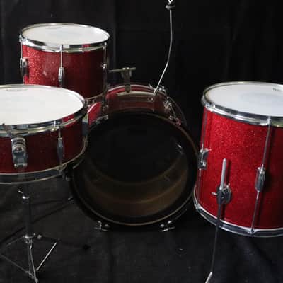 Vintage MIJ "Trump" 4-pc Drum Kit 20/12/14+Snare image 3
