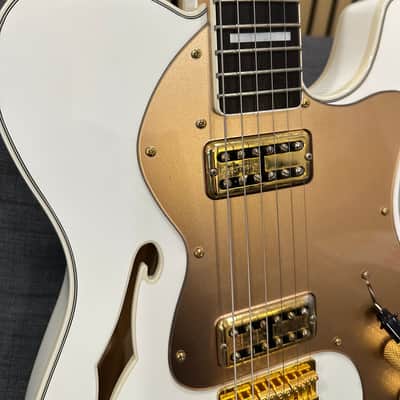 Fender Telecaster Thinline Super Deluxe 2012 - 2016 - Olympic White image 2