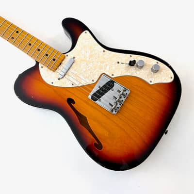 Fender Telecaster Thinline 68 Greg Fessler Masterbuilt 2010 Custom Shop Sunburst image 10