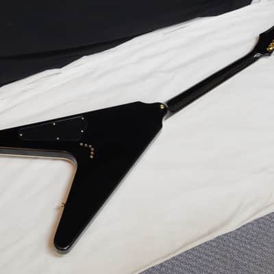 DEAN V Straight Six electric GUITAR in Classic Black & Gold DMT Pickups - NEW 6 image 5