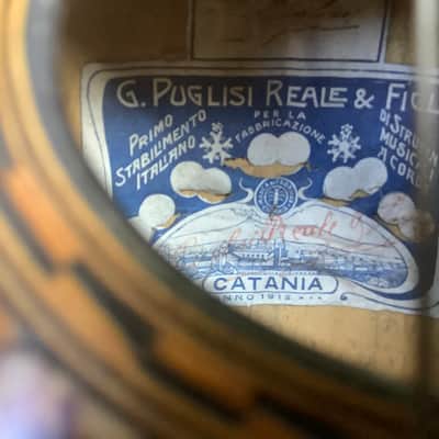 G.Puglisi Reale & Figli 1912 Antique Mandolin catania image 20