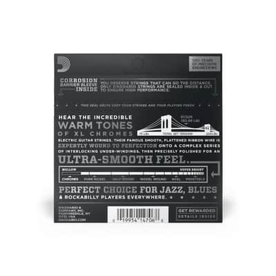 D'Addario ECG26 Chromes Flat Wound, Medium, 13-56 image 3