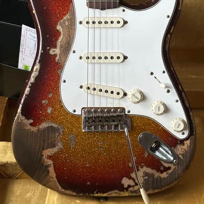 2024 Fender Stratocaster Super Heavy Relic 1965 Sunburst Sparkle Custom Shop image 12