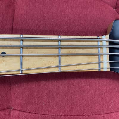 Matthieu Combe Alys-5 5-String Bass, Birdseye Maple Neck - Black w/ Agular Pickups image 11