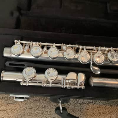 Yamaha Model 221 Silverplated Flute Clean, All New Pads image 2