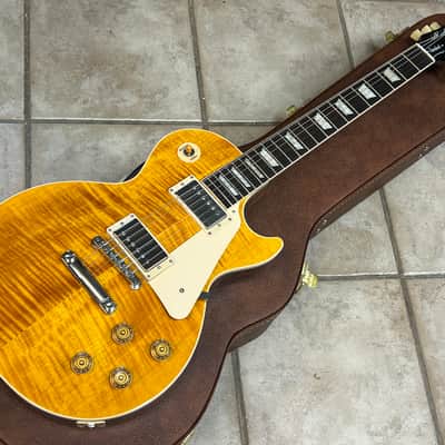 2026 Gibson Les Paul Standard 50s Figured Top Honey Amber image 2