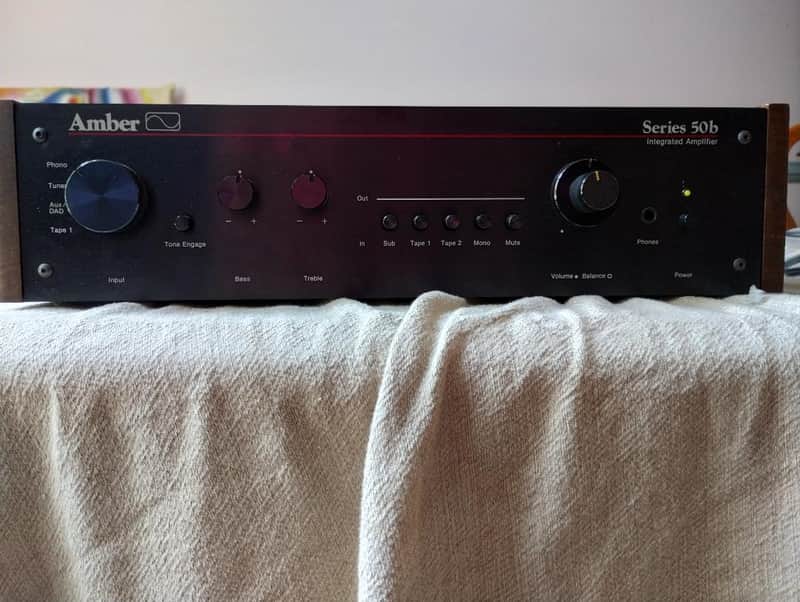 Amber Series 50B amplifier in excellent condition - 1980's image 1