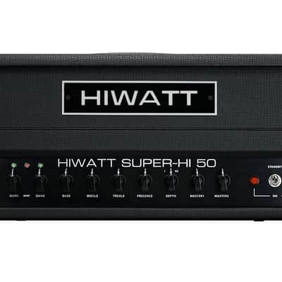 Hiwatt SUPER-HI 50 Head - 50W 2-Channel Amp w/ Extreme Gain image 1