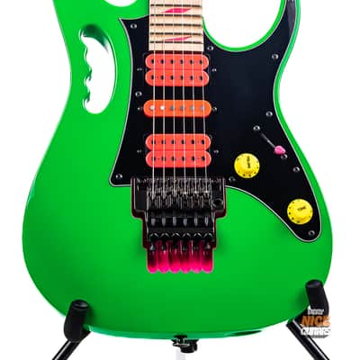 Ibanez JEM777 30th Anniversary Steve Vai - Loch Ness Green image 3