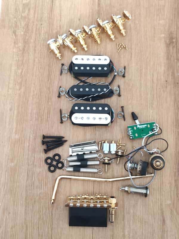 Complete Parts Ibanez AZ Premium AZ47P1QM - Gotoh T1502 Bridge - Tuner - DiMarzio Pickups image 1