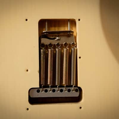 Fender Vintera ’50s Stratocaster – 2019 – White Blonde – Very Good Condition – Upgraded Graph Tech Saddles – w/ Gig Bag image 12