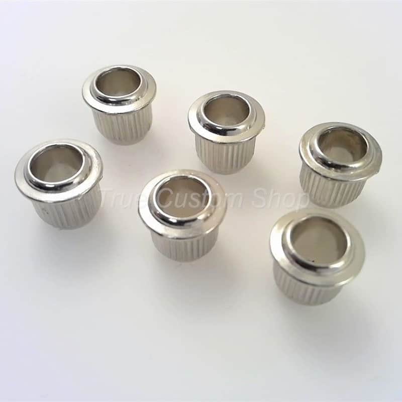 True Custom Shop® 6 Vintage Size Tuner Bushings For Fender Strat & Tele Guitars image 1