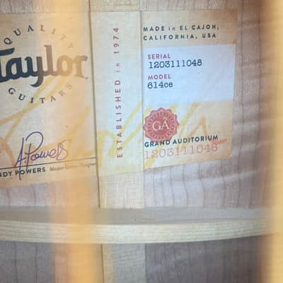 Taylor 614ce 2021 - Natural image 11
