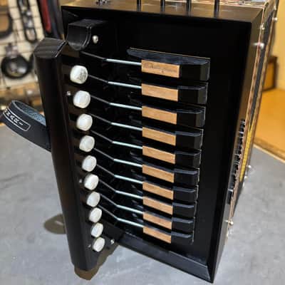 Castagnari Melodeon C 4-Stop Diatonic Button Accordion Black image 2