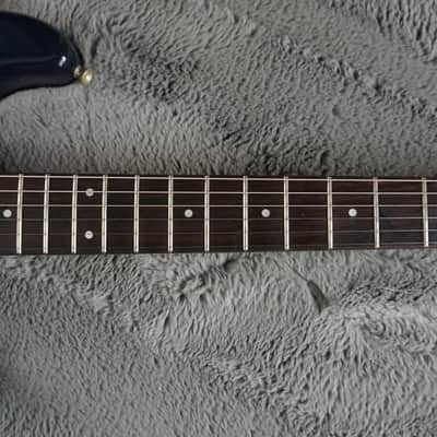 Fernandes “The Function” ST-45C MIJ Electric Guitar Blue Burst Flame Top w/ Fernandes Hard Case image 10