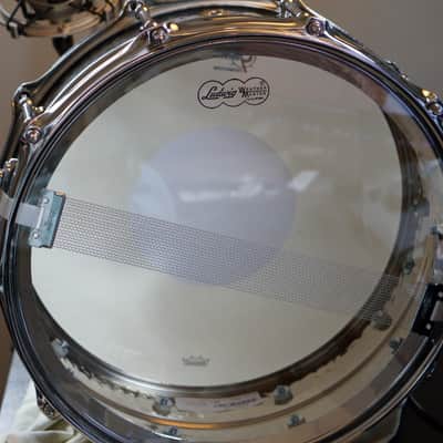 Ludwig LM400KT Hammered Supraphonic 5x14" 10-Lug Aluminum Snare Drum with Tube Lugs 1999 - Present - Chrome-Plated image 2